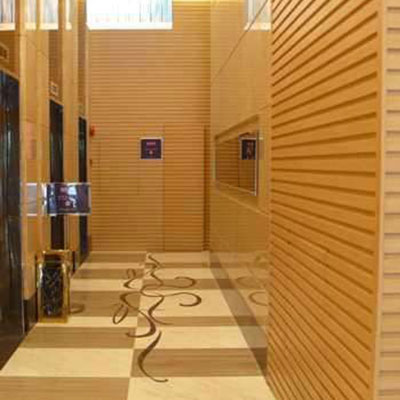 电梯区域生态木应用案例
